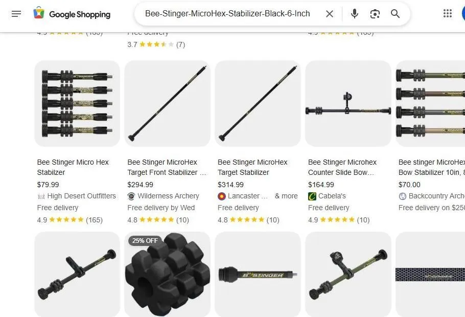Google Shopping Results for Bee Stinger Archery Stabilizers