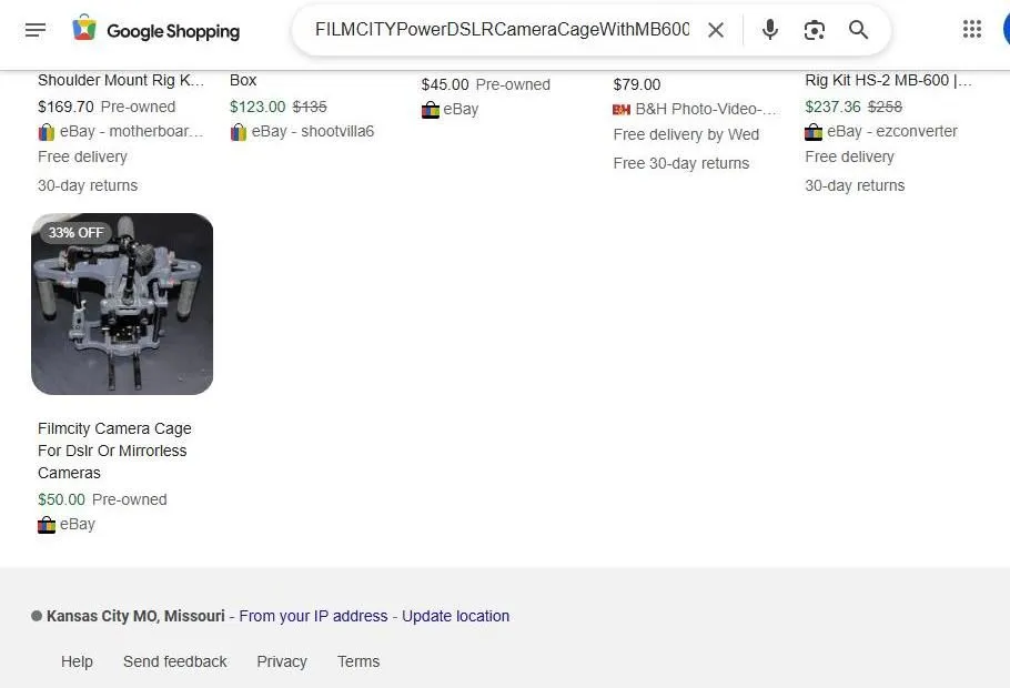 Google Shopping Results for Filmcity Camera Cage