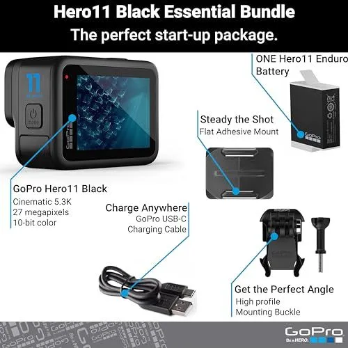 GoPro Hero11 Black Essential Bundle Features