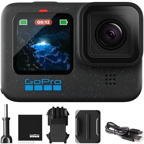 GoPro Hero12 Black E-Commerce Package - 5.3K Action Camera
