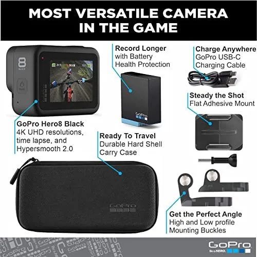 GoPro Hero8 Black Promotional Bundle Infographic