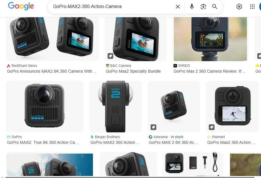 GoPro MAX 2 Search Results