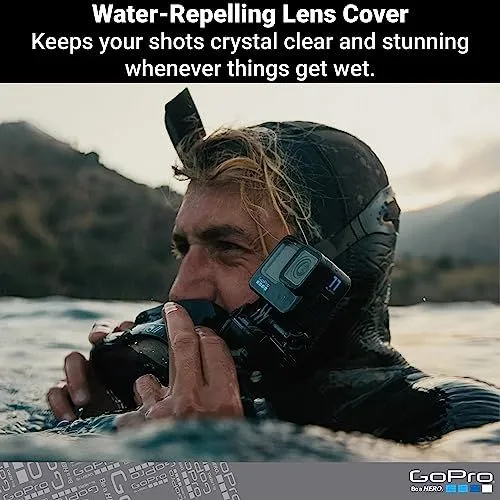GoPro Water-Repelling Lens Cover Advertising Image