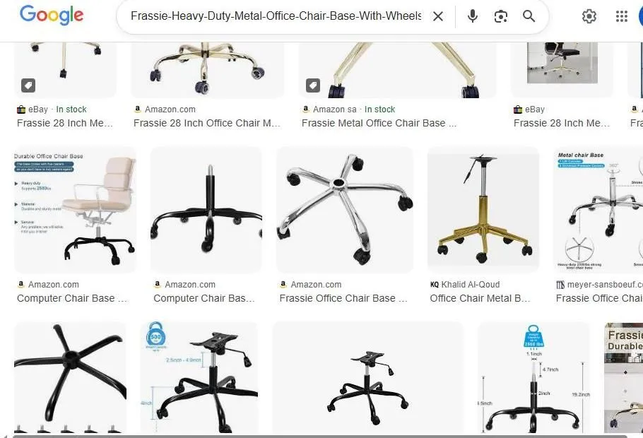 Heavy Duty Metal Office Chair Bases