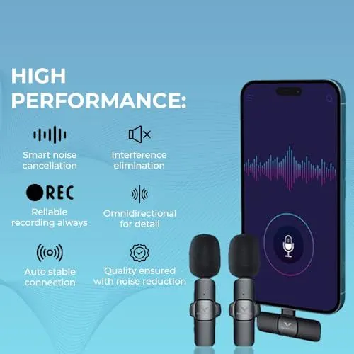 High Performance Dual Wireless Microphone System