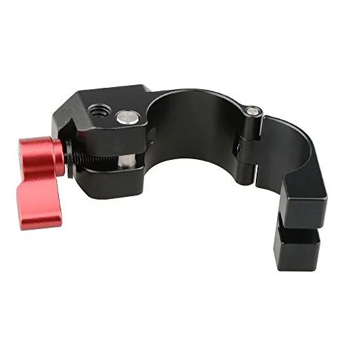 Hinged Pole Clamp with Red Locking Lever