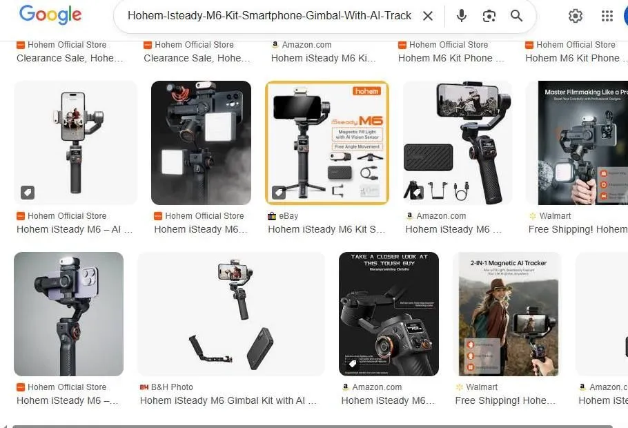 Hohem iSteady M6 Smartphone Gimbal Search Results