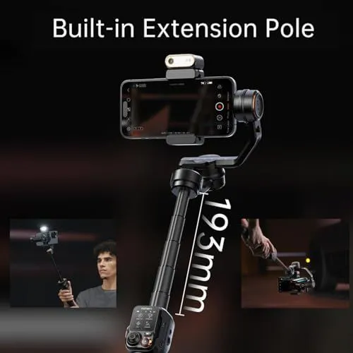 Hohem iSteady M6 Smartphone Gimbal with Built-in Extension Pole