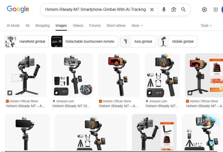 Hohem iSteady M7 Smartphone Gimbal Search Results