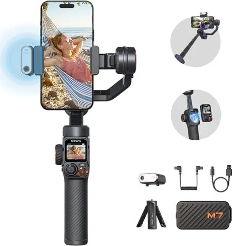 Hohem iSteady M7 Smartphone Gimbal with AI Tracker and Extension Rod