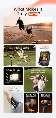 Hohem iSteady V3 Smartphone Gimbal Features