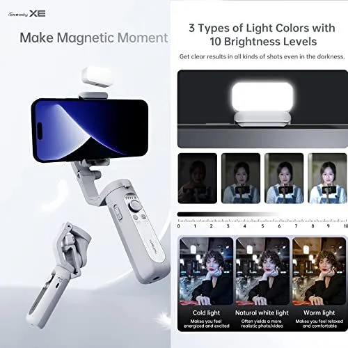 Hohem iSteady XE Gimbal with Magnetic Fill Light