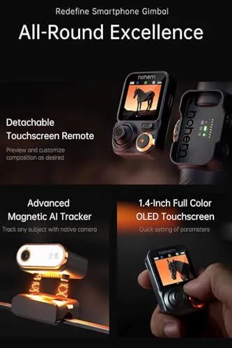 Hohem Smartphone Gimbal Key Features