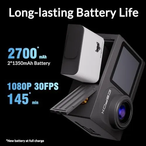 Icefox Action Camera Battery Life