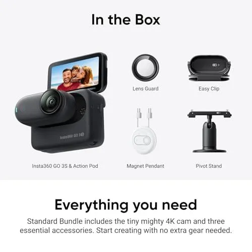 In the Box Overview of Insta360 GO 3S