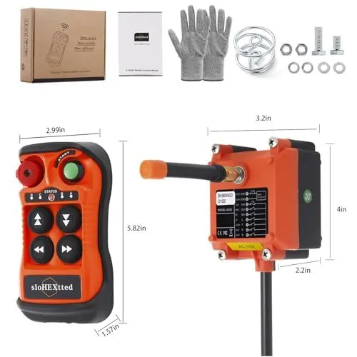 Industrial Remote Control and Receiver Set