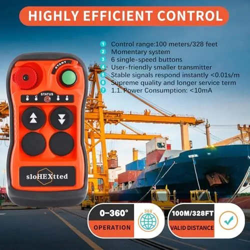 Industrial Remote Control for Heavy Machinery