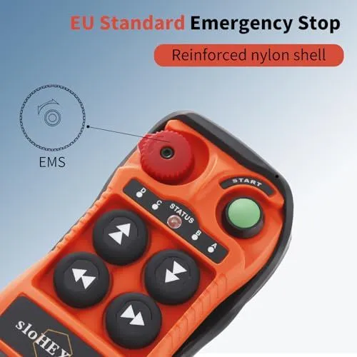 Industrial Remote Control with Emergency Stop