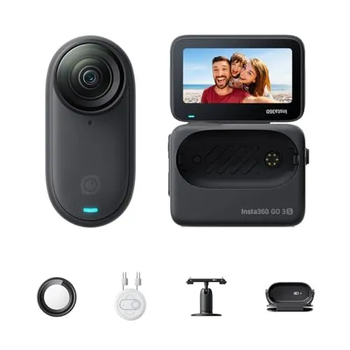 Insta360 GO 3S 64GB Black 4K Tiny Vlogging Camera