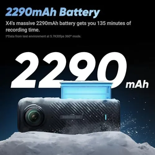 Insta360 X4 Battery Specifications