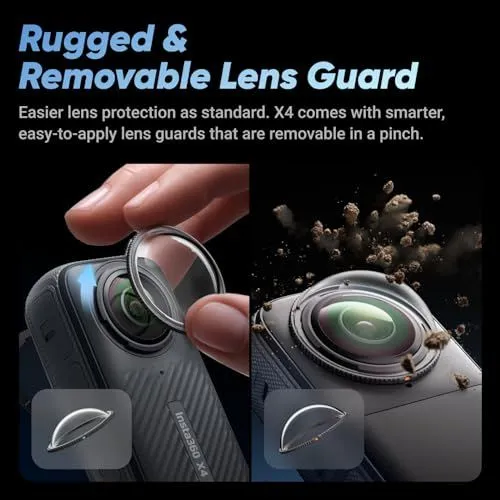 Insta360 X4 Rugged Removable Lens Guard