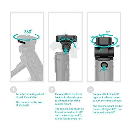 Instructional Guide for Camera Tripod Adjustment