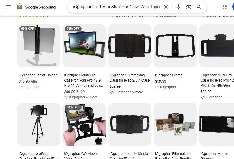 iOgrapher iPad and Tablet Accessories on Google Shopping