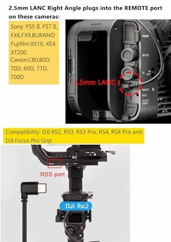 LANC to USB-C Camera Control Cable Compatibility Guide