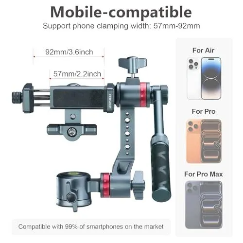 LEAPLIEXT Mobile Compatible Smartphone Gimbal Rig