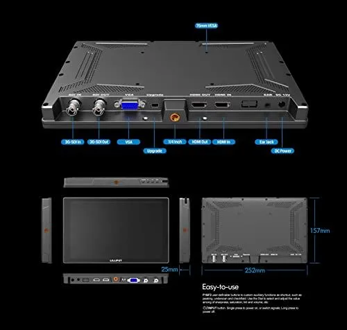 Lilliput Field Monitor Specifications and Ports