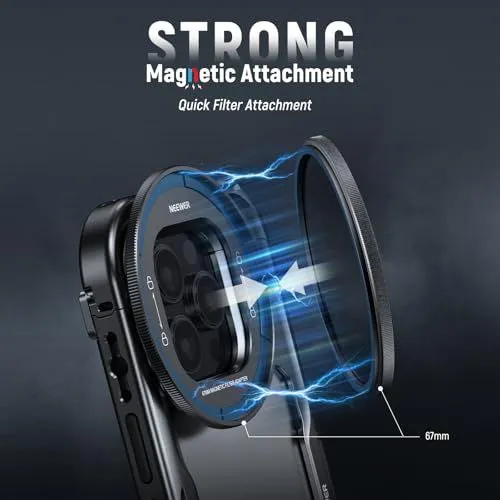 Magnetic Camera Filter System for Smartphones