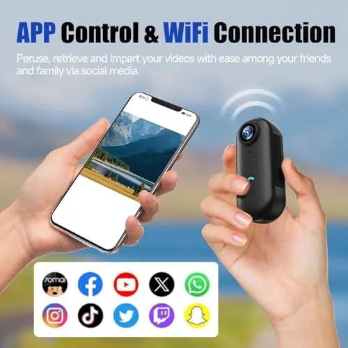 Mini WiFi Camera and Smartphone Connectivity