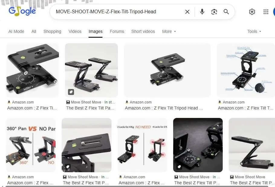 Move Shoot Move Z Flex Tilt Tripod Head Search Results