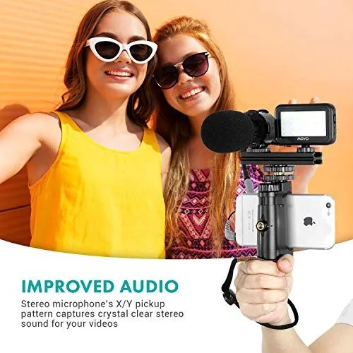 Movo Smartphone Vlogging Kit With Stereo Microphone
