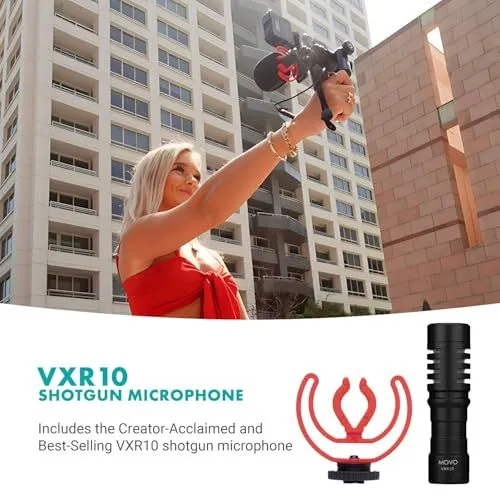 Movo VXR10 Shotgun Microphone Product Display