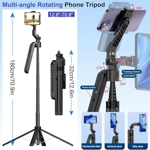 Multi-angle Rotating Phone Tripod