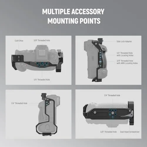 Multiple Accessory Mounting Points