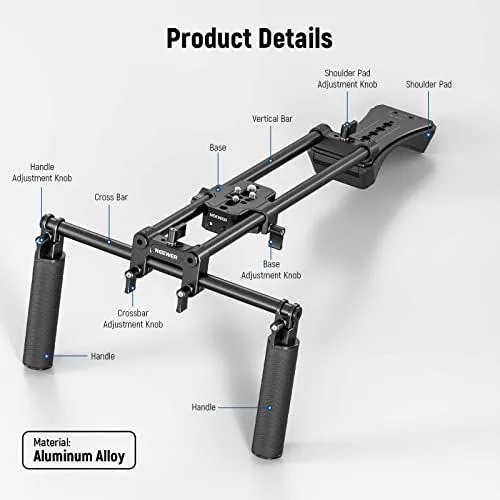Neewer Aluminum Alloy Camera Shoulder Rig
