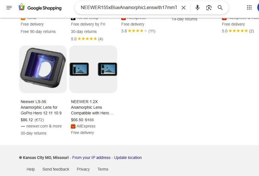 Neewer Anamorphic Lens Search Results