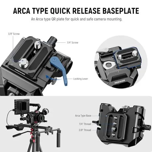 Neewer Arca-Type Quick Release Baseplate Product Overview