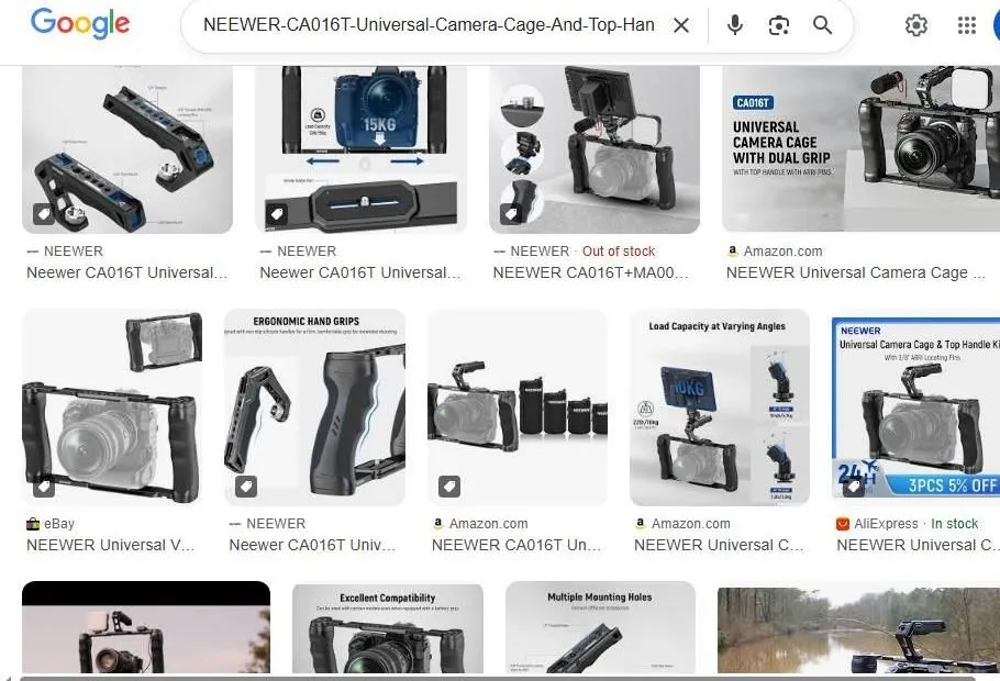 NEEWER CA016T Universal Camera Cage Search Results