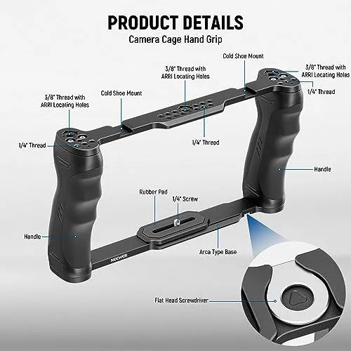 Neewer Camera Cage Hand Grip Details