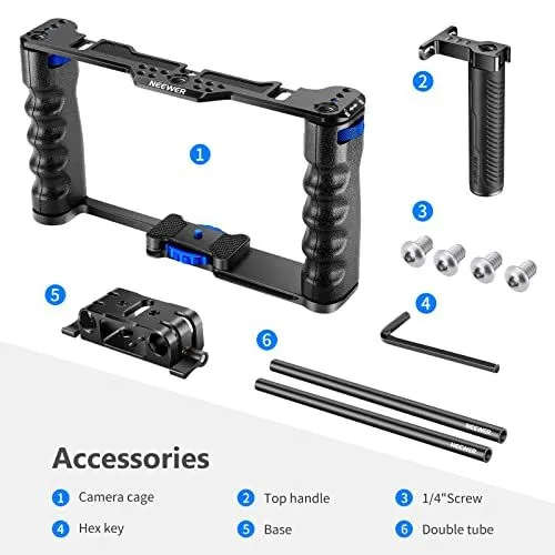 Neewer Camera Cage Rig and Accessories Kit