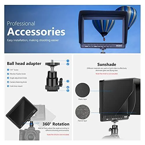 Neewer Field Monitor Professional Accessories