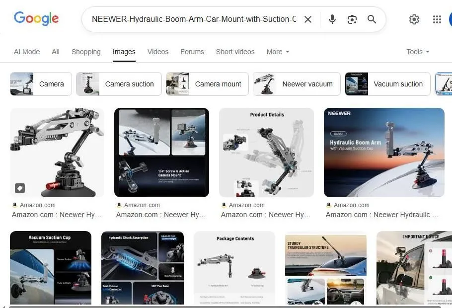NEEWER Hydraulic Boom Arm Car Mount Search Results
