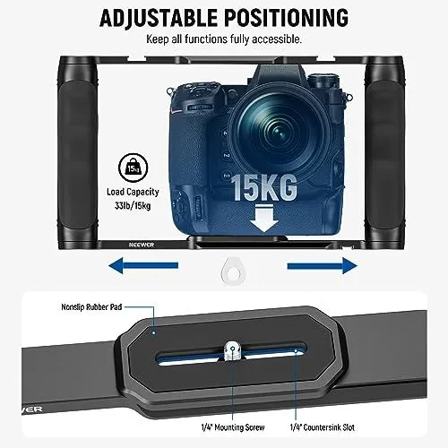 Neewer Smartphone and Camera Rig with Adjustable Positioning