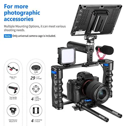 Neewer Universal Camera Cage with Accessories