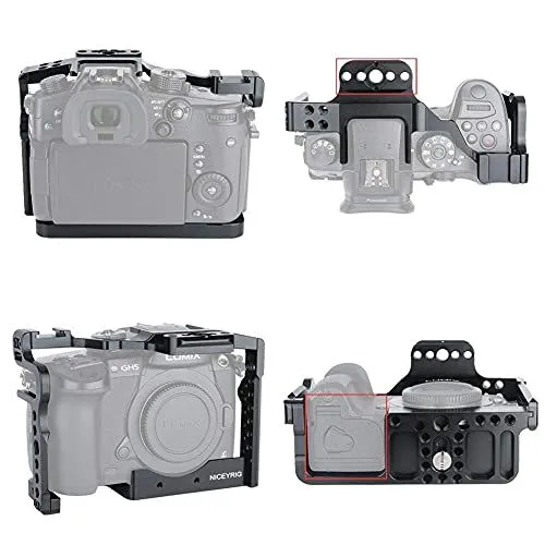 NICEYRIG Camera Cage for Panasonic Lumix GH5 and GH5S