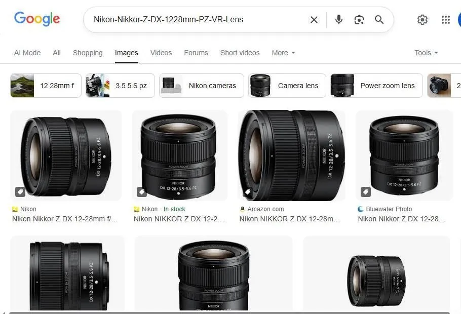 Nikon Nikkor Z DX 12-28mm Lens Google Search Results