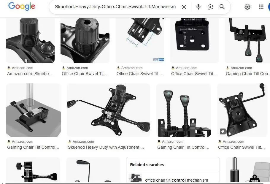 Office chair tilt control mechanisms